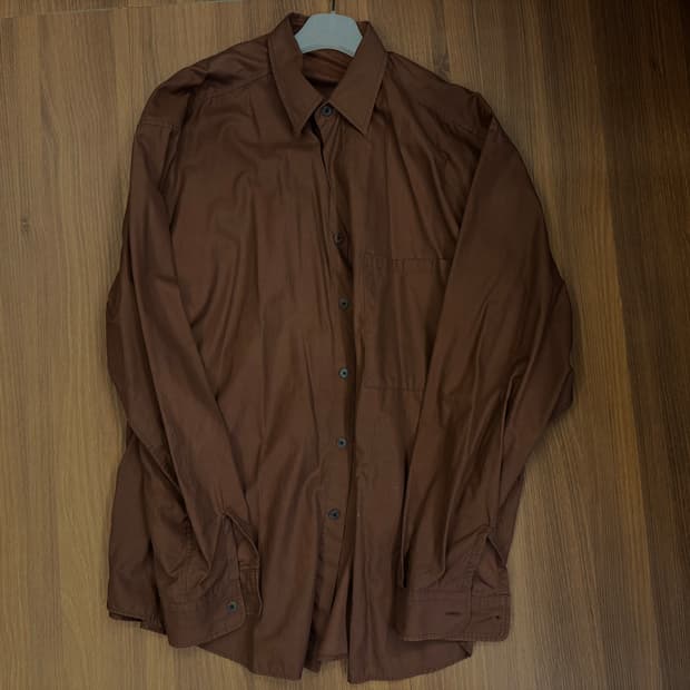 (5) 오라리 브로드셔츠 버건디