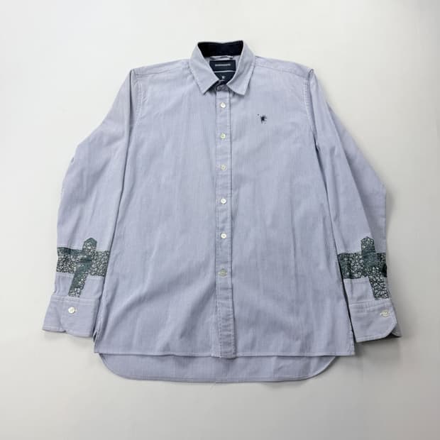 미하라야스히로 로고 스트라이프 셔츠