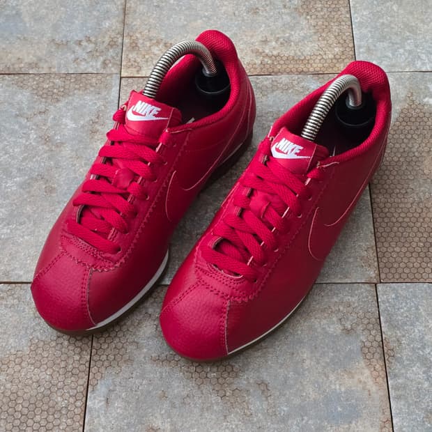 (225)나이키 코르테즈 레더 레드