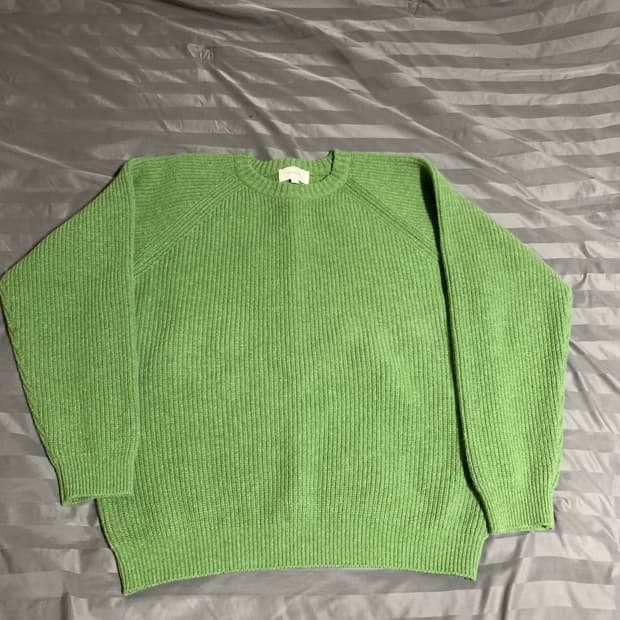 셔터 울 청키니트