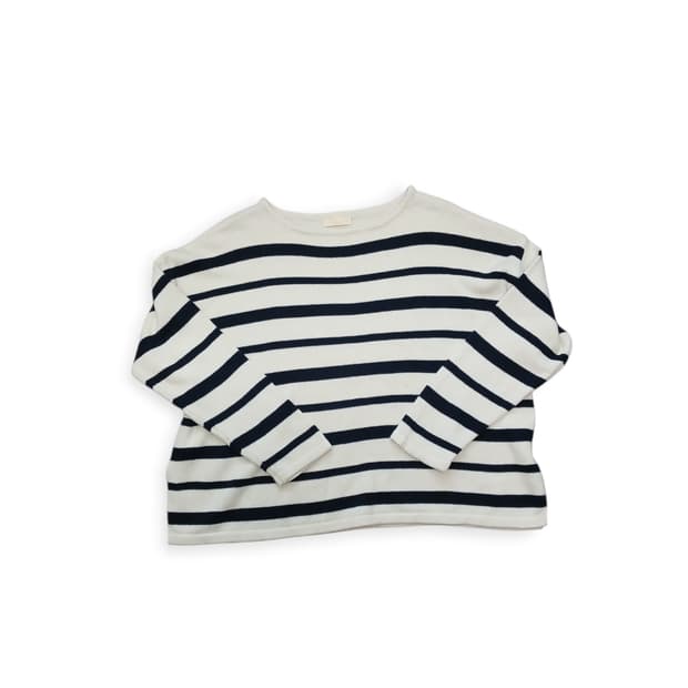 Earth music 줄무늬 니트 