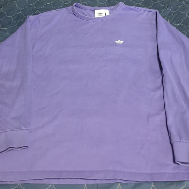 아디다스 우먼 슈무 코튼 롱슬리브 퍼플 (XL)