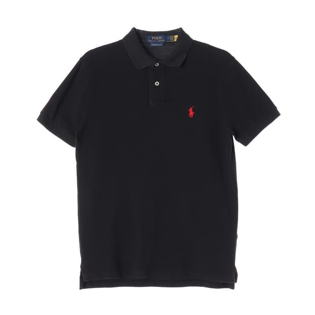 폴로 랄프로렌 블랙 피케 카라 티셔츠 S