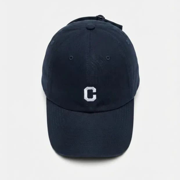 커버낫 C 로고 볼캡 네이비