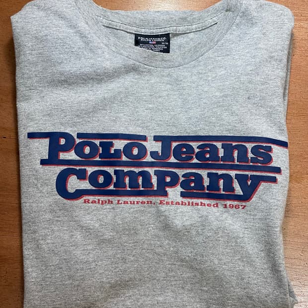 Polo jeans 반팔티 그레이 M