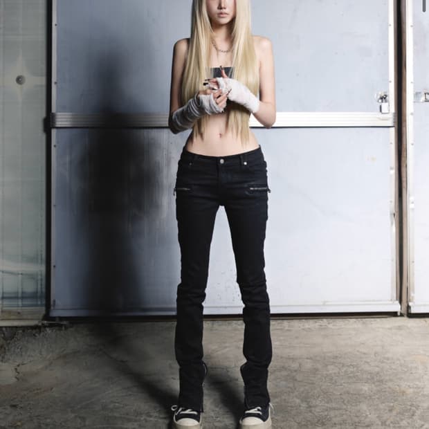 쿄이 kyoiii KY01-ZIP SKINNY 팬츠