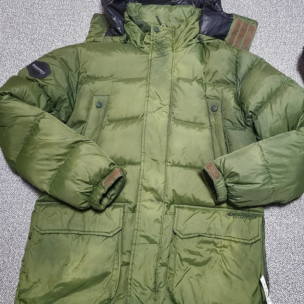 디스커버리 남녀 오리털 포켓 패딩 95  M