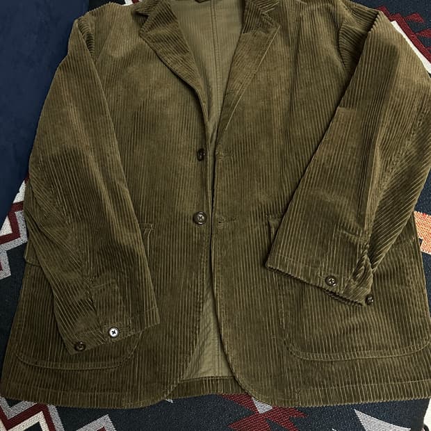 빔즈 쓰리버튼 코듀로이 자켓 S(100size)