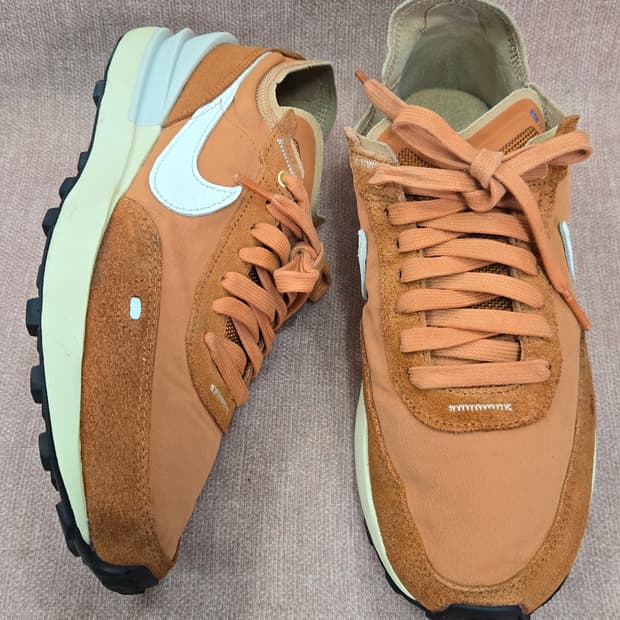 나이키 265mm- 와플 원 오렌지 스니커즈  