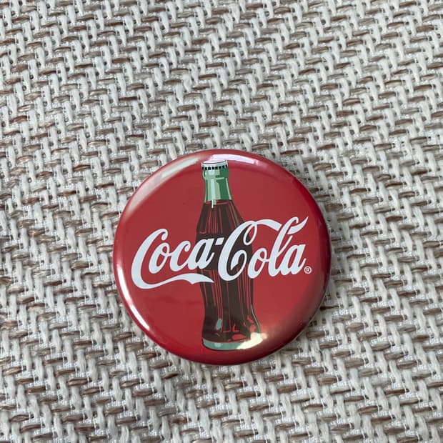 코카콜라 버튼 벳지