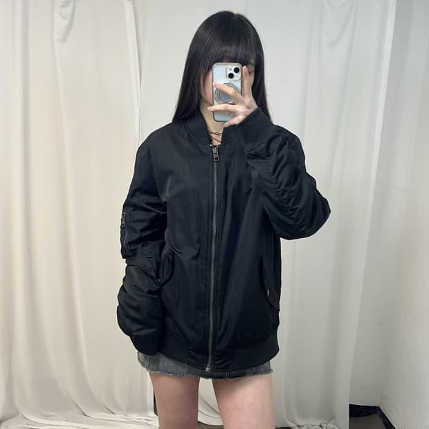 Calvin Klein black MA-1 jacket
