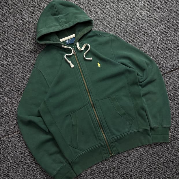 폴로 랄프로렌 포니로고 써멀 후디집업 1970