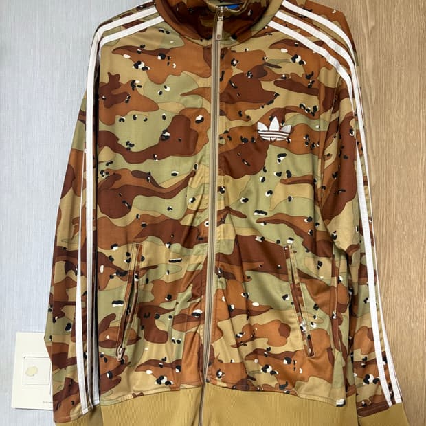 아디다스 희귀 파이어버드 카모 밀리터리 져지 L