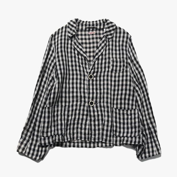 KAPITAL - LINEN CHECK JACKET