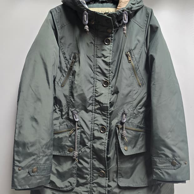 버버리 야상 구스다운 패딩 M