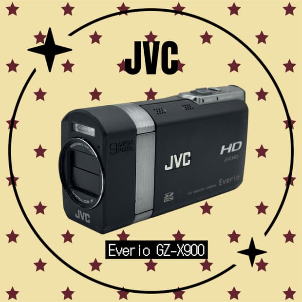 (슬림핏/카메라 가방) JVC everio GZ-X900 빈티지캠코더
