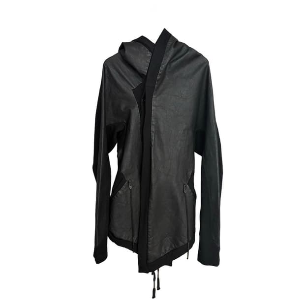 BBS asymmetric hooded jacket