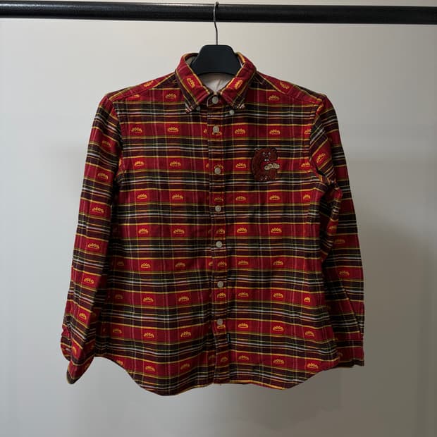 (2) Ne-net 네넷 플란넬 체크 패턴 셔츠