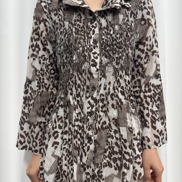 leopard design shirt