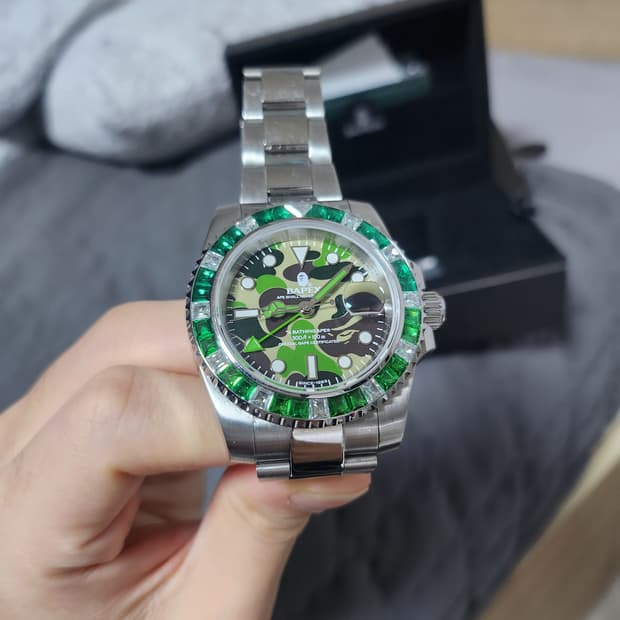 베이프 베이펙스 타입2 크리스탈 시계