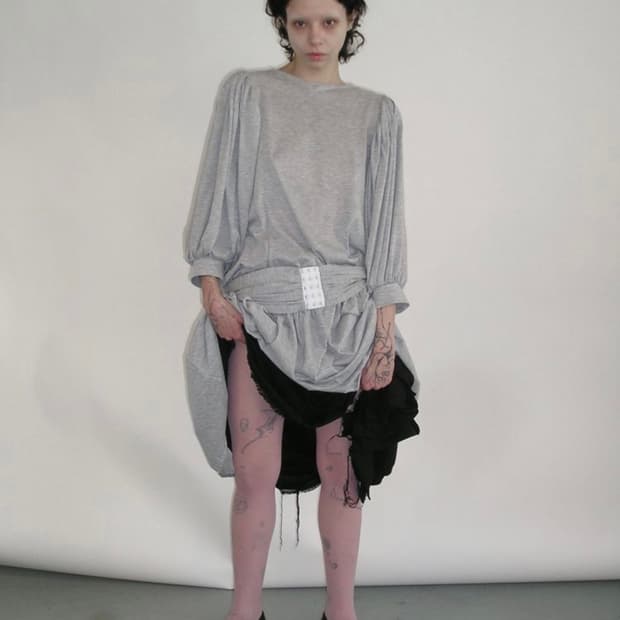 eonts 에옹쓰 아르누보 드레스 그레이