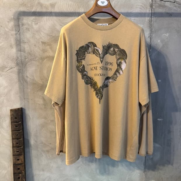 아크네 스튜디오 그래픽 티셔츠 남 95 여 66~77