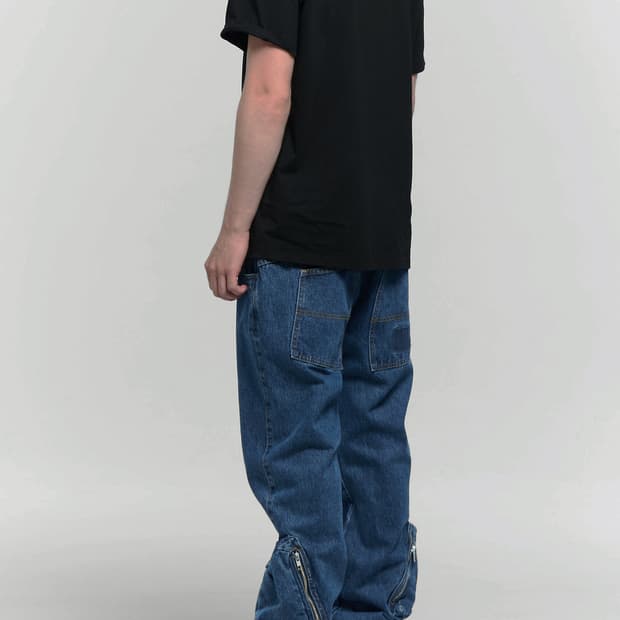 [M] Plasticproduct ankle cargo pants