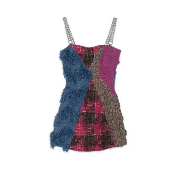 앤더슨벨 REESE CHAIN SHOULDER MINI DRESS 원피스