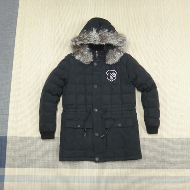 (100) 파리게이츠 실버폭스 배색 구스다운 점퍼