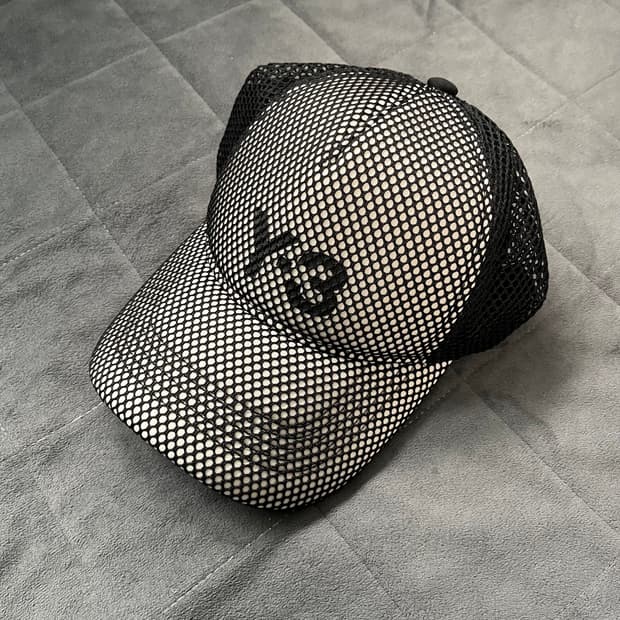 Y-3 요지 야마모토 메쉬 트러커캡 화이트