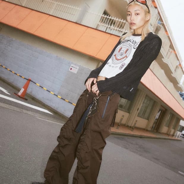 [S] 노우웨이브 나일론 유니섹스 퍼커링 팬츠 브라운