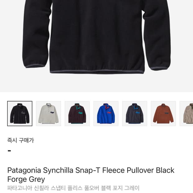 파타고니아 신칠라 포지그레이