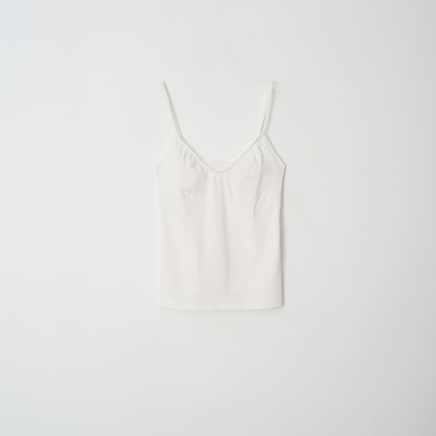 리즈 Clean shirring sleeveless