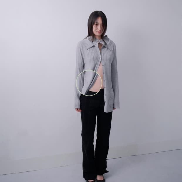 울리카 상투스 가디건 ulika sanctus grey