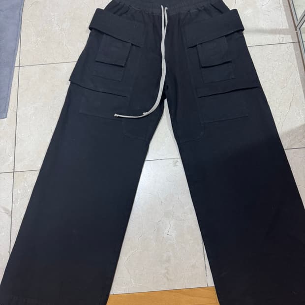 릭오웬스 와이드 크리치 카고 XL