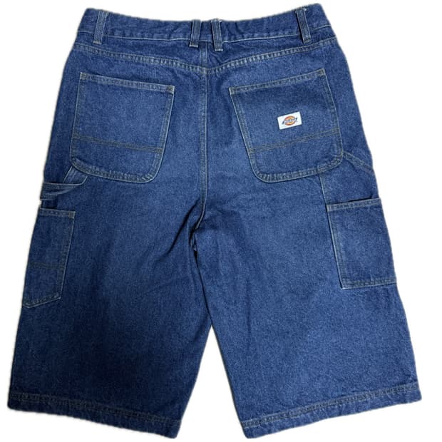 디키즈 더블니 카펜터 데님 쇼츠 Dark Blue / L 
