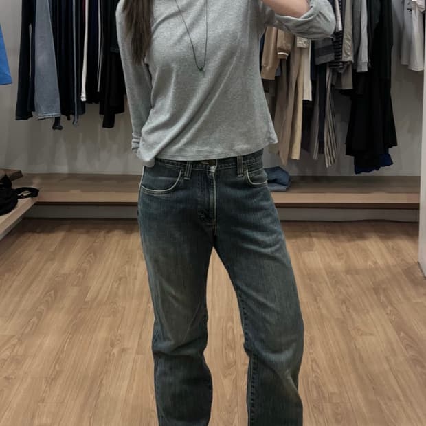 Wrangler 랭글러 워싱 데님팬츠 (31인치)