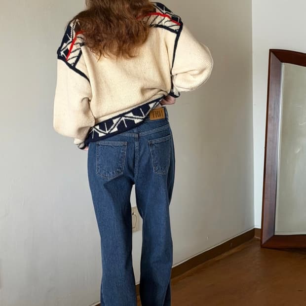 새상품) 파르벵 farven 코듀로이 데님 팬츠 M