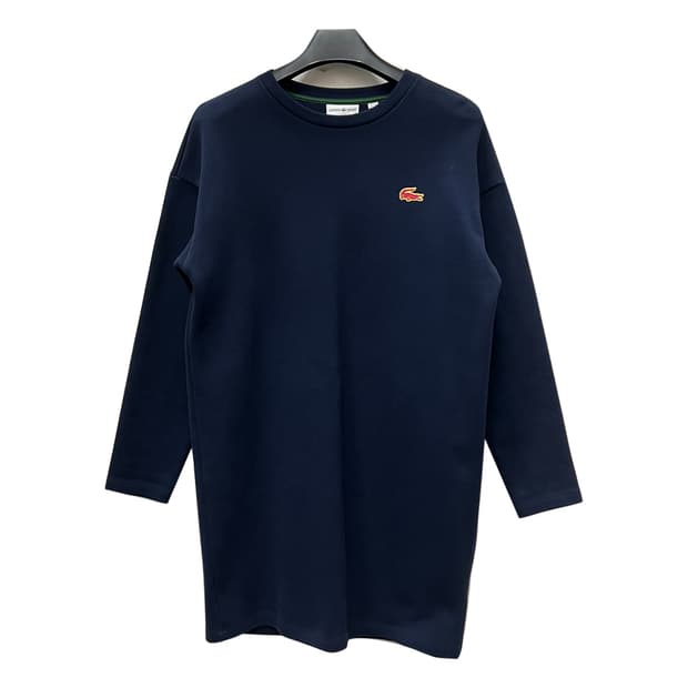 라코스테 크루넥 스웨트 셔츠 원피스 40 L