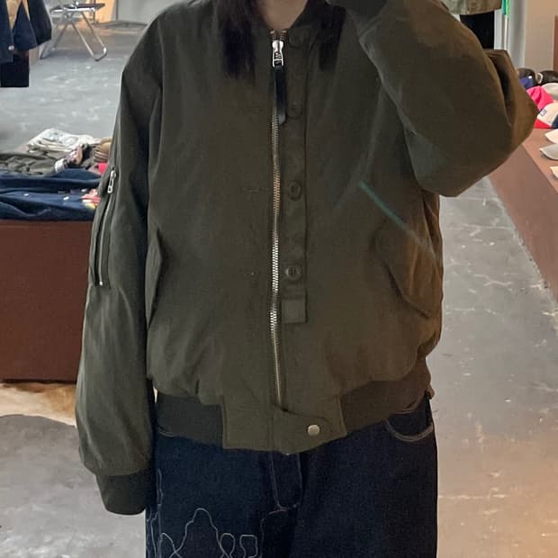 토니웩 유틸리티 페이디드 MA-1 자켓 H2103