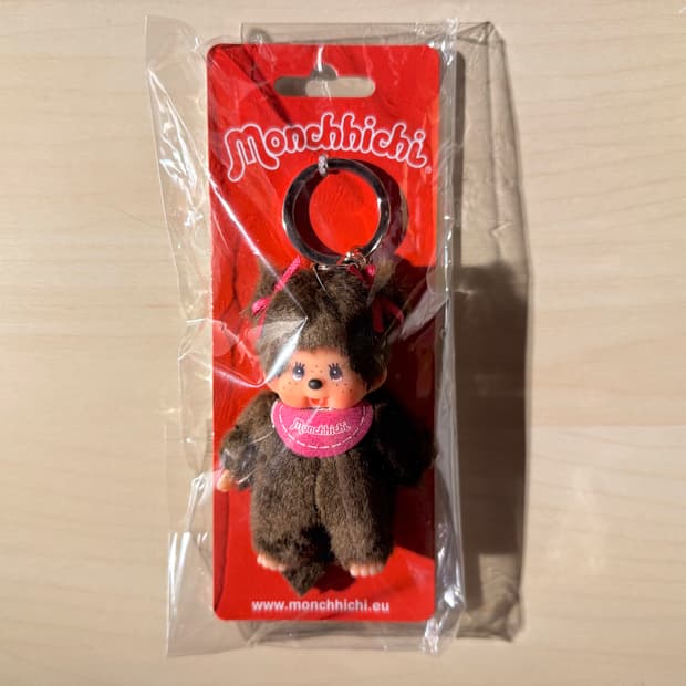 유럽판 몬치치 키링 (핑크리본)