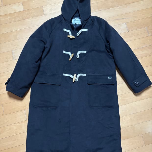 노매뉴얼 더플 코트 블랙 M