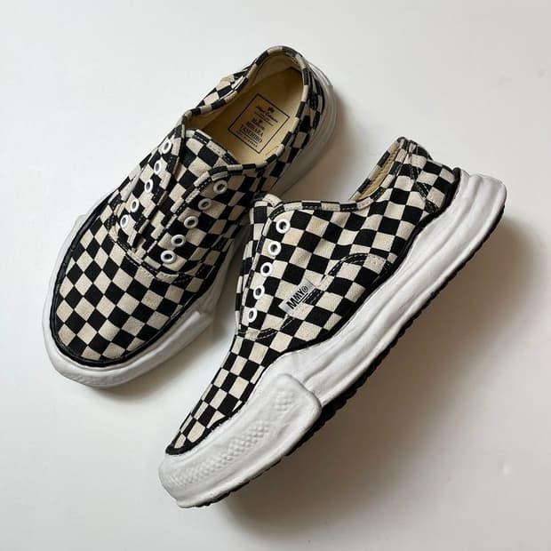 메종 미하라 야스히로 베이커 OG 솔 캔버스 로우 Q1392