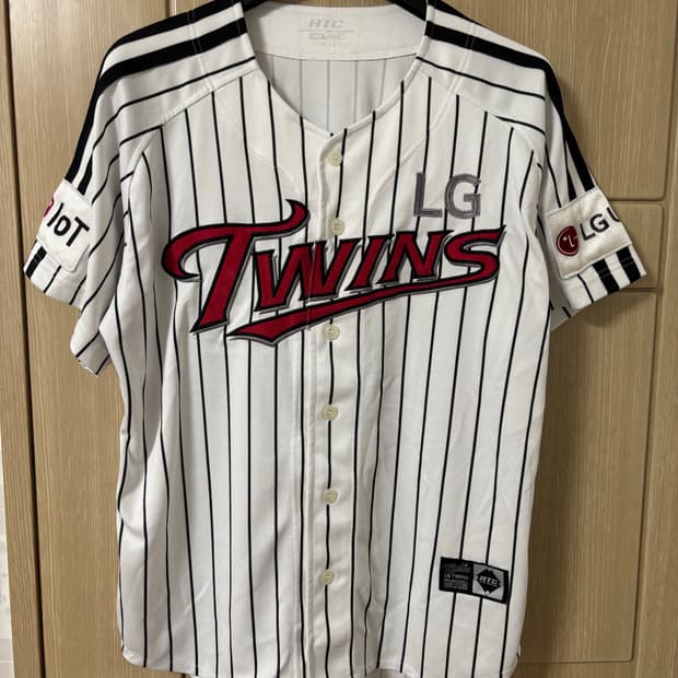 엘지 트윈스 스트라이프 야구 유니폼