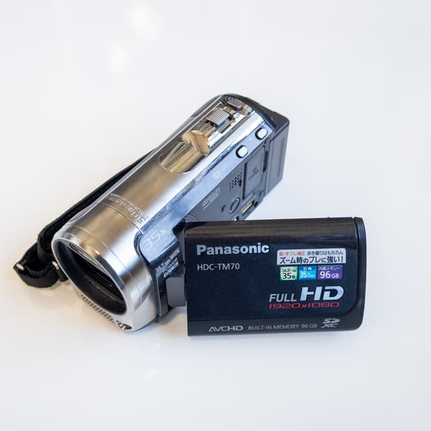 Panasonic HDC-TM70-K / 빈티지 디지털 캠코더