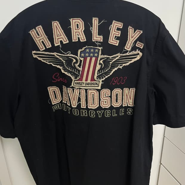 할리데이비슨 반팔 셔츠 L