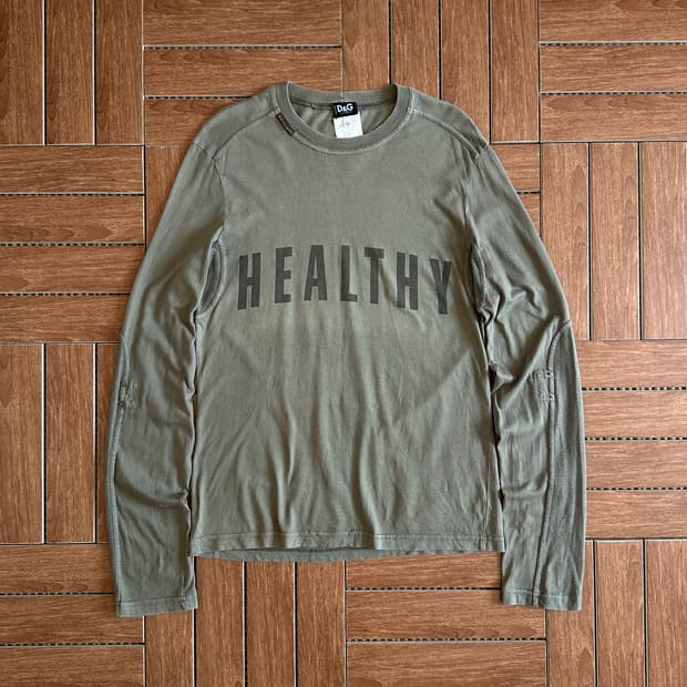 Dolce & Gabbana ‘HEALTHY’ long sleeves