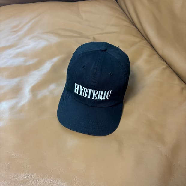 Hysteric Glamour 히스테릭글래머 블랙 6패널 볼캡 모자
