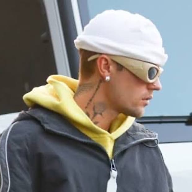 저스틴비버 비니 skylrk angel 새상품