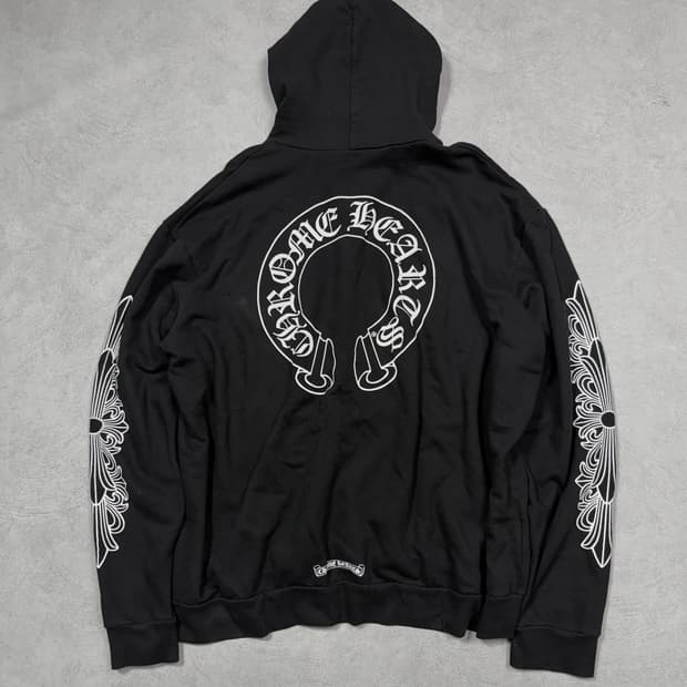 Chrome Hearts Floral Horseshoe Hoodie